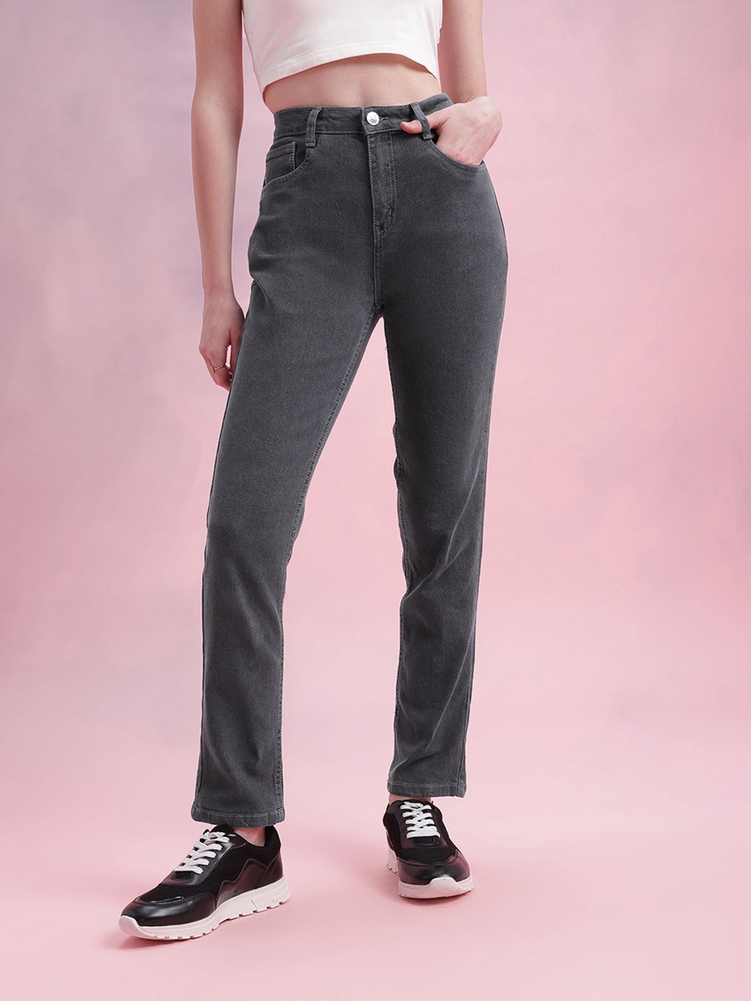 DressBerry Women Straight Fit Jeans