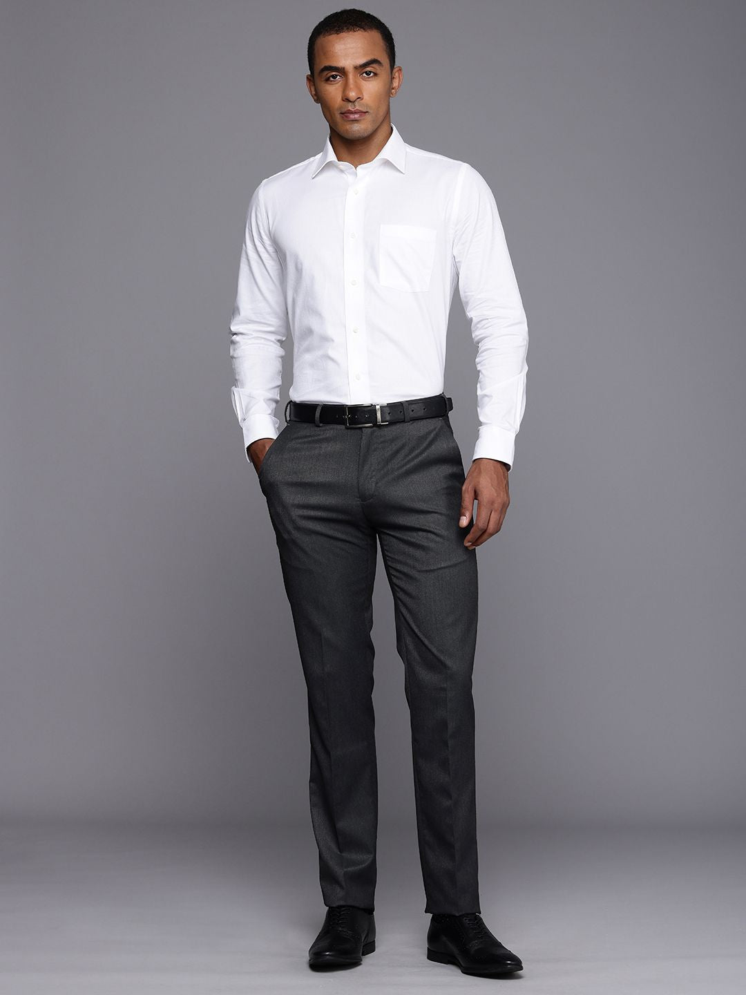Raymond Men Slim Fit Formal Trousers