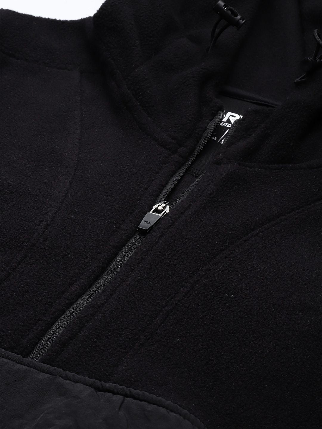 HRX by Hrithik Roshan Hooded Half-Zipper Sweatshirt