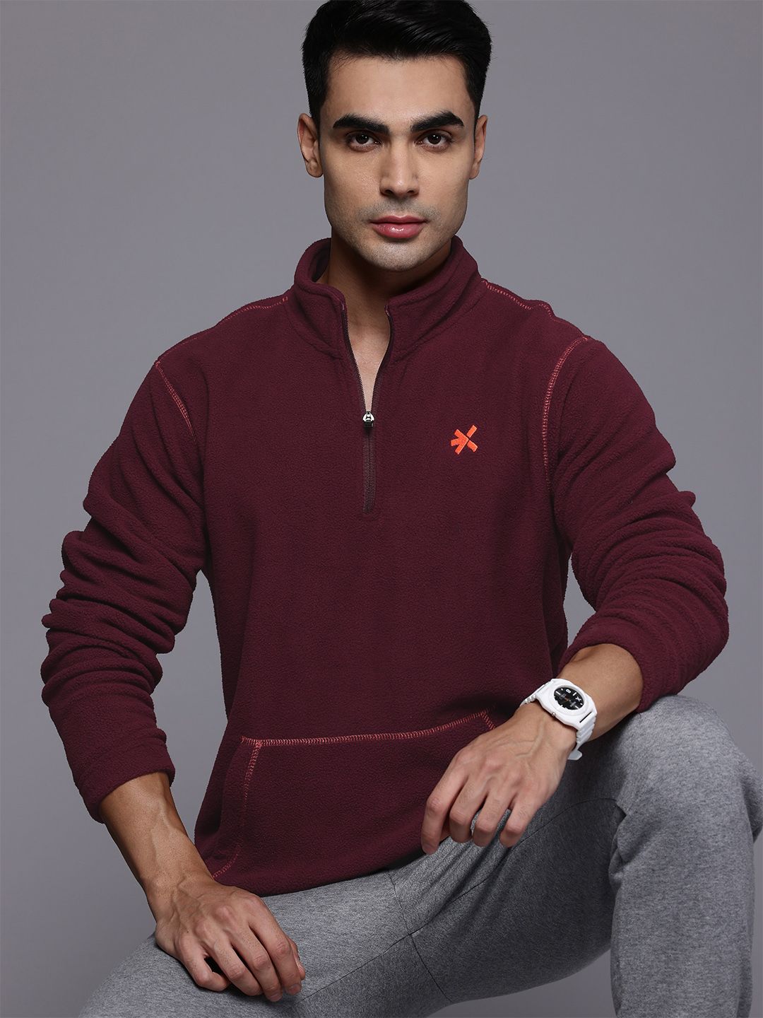 HRX by Hrithik Roshan Fleece Sweatshirt