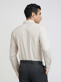 Park Avenue Slim Fit Checked Pure Cotton Formal Shirt