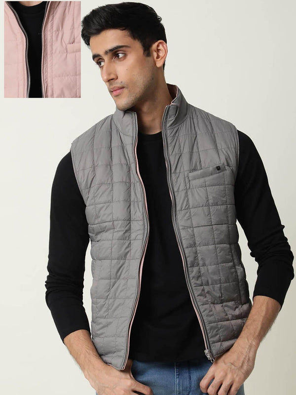 RARE RABBIT Men Fillex Puffer Reversible Jacket