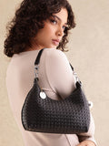 all about you Textured Structured Hobo Bag