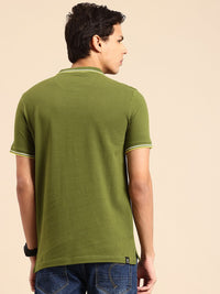 Menjadi kemeja t-shirt kolar kapas polo murni manusia