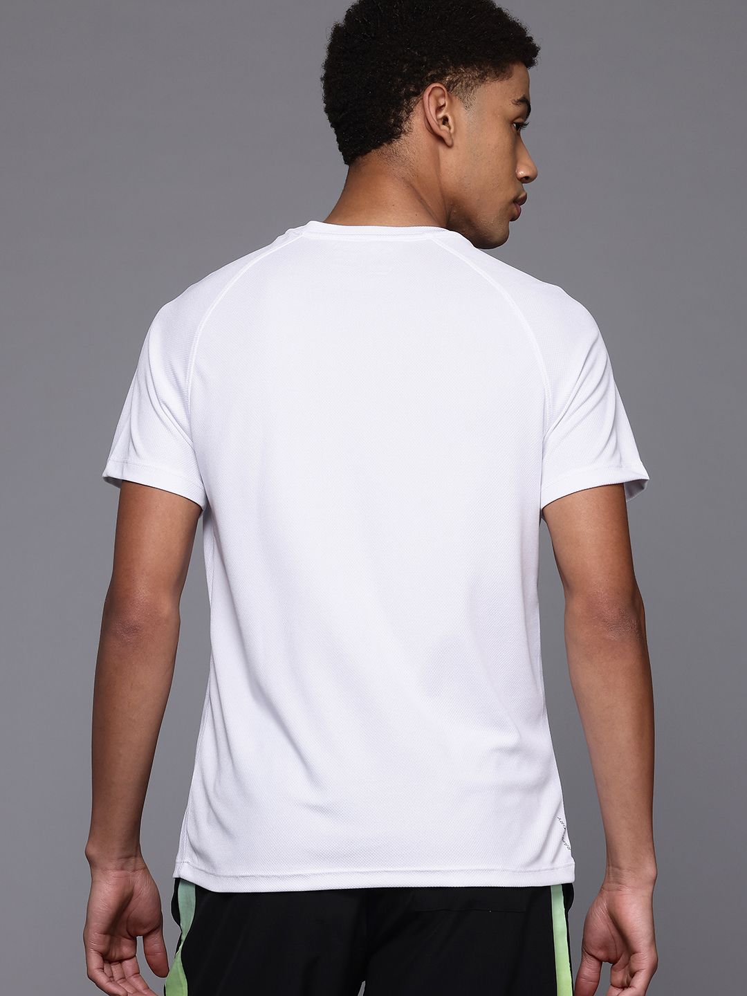 HRX by Hrithik Roshan Rapid-Dry Brand Logo Print Running T-shirt
