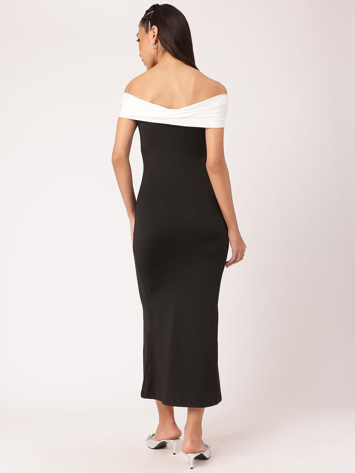 DressBerry Off-Shoulder Trendy Bodycon Bombshell Dress