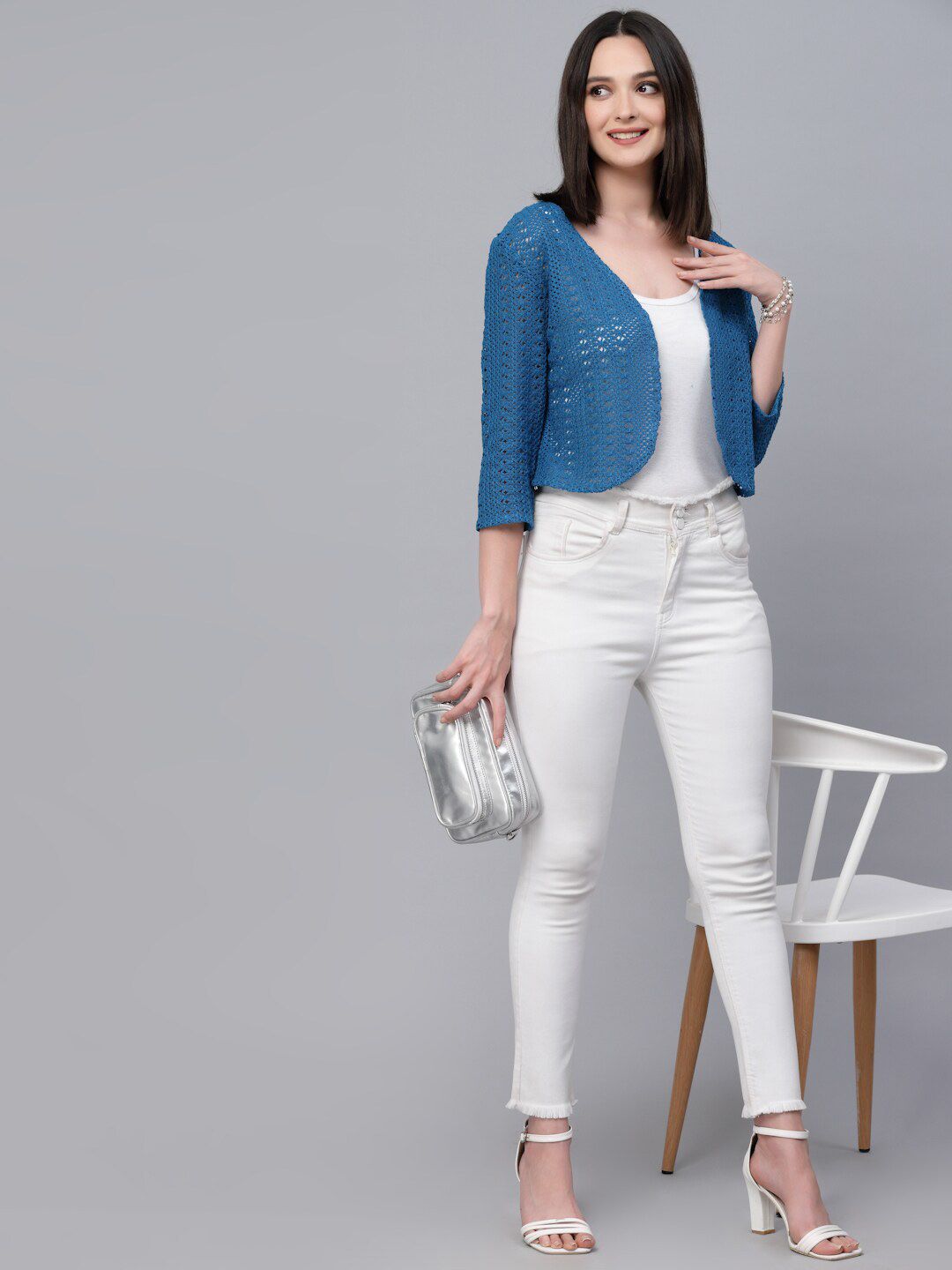 Style Quotient Women Cotton Crop Shrug