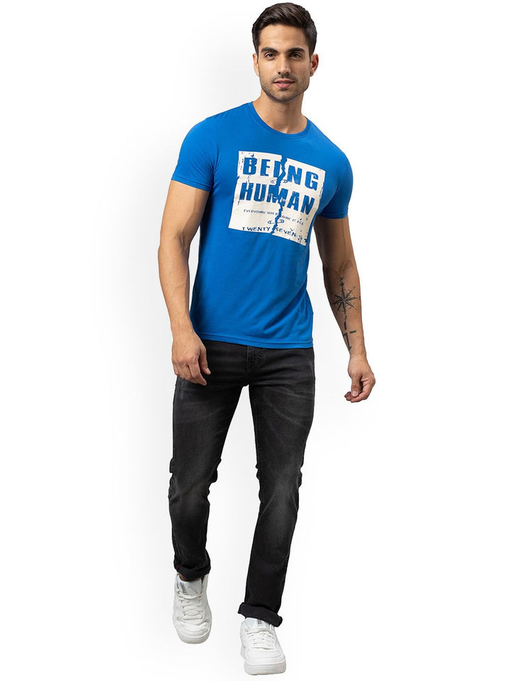 Being Human Men Slim Fit Clean Look Light Fade Jeans