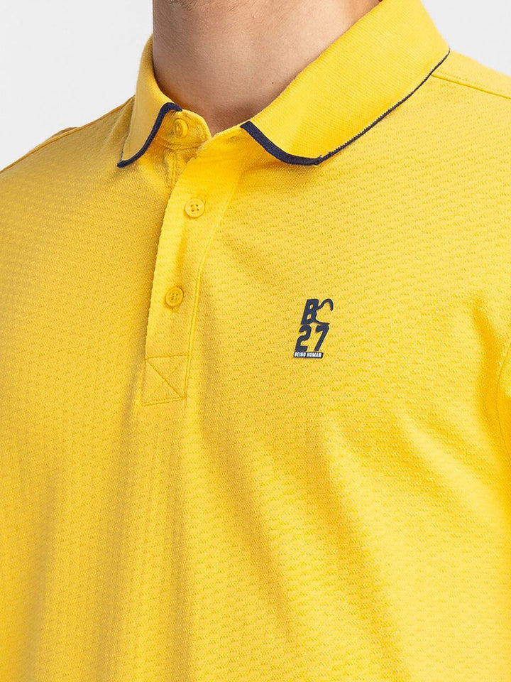 Being Human Polo Collar Regular Sleeves T-shirt