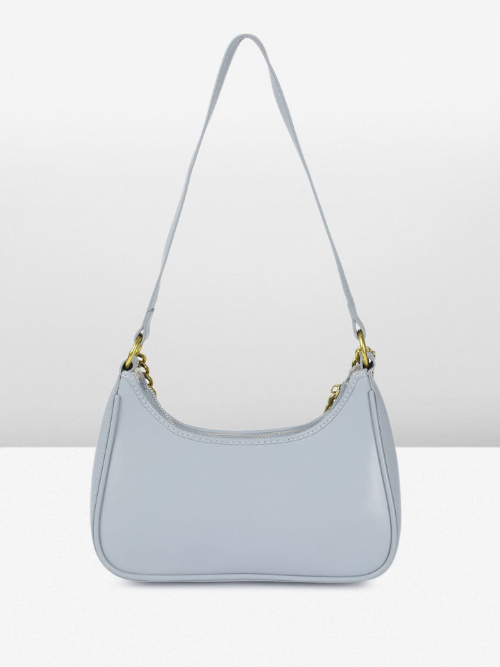DressBerry Textured Structured Hobo Bag