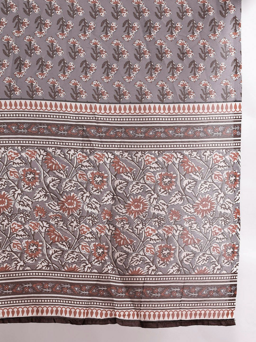 Anouk Ethnic Motif Print Kurta with Trousers & Dupatta