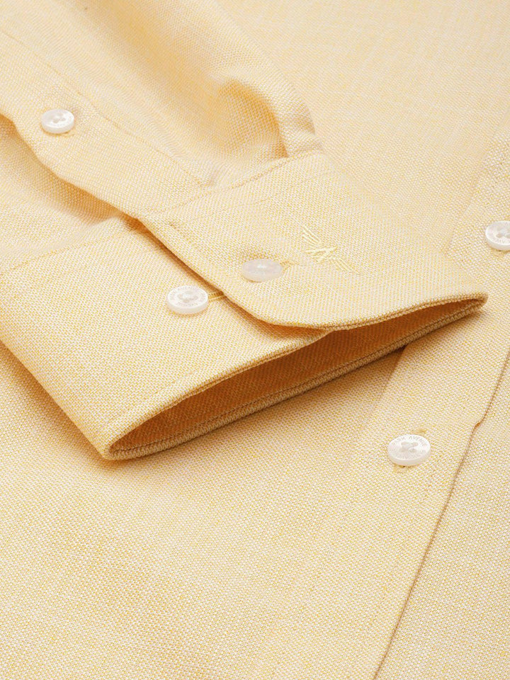 Park Avenue Self Design Slim Fit Textured Formal Shirt