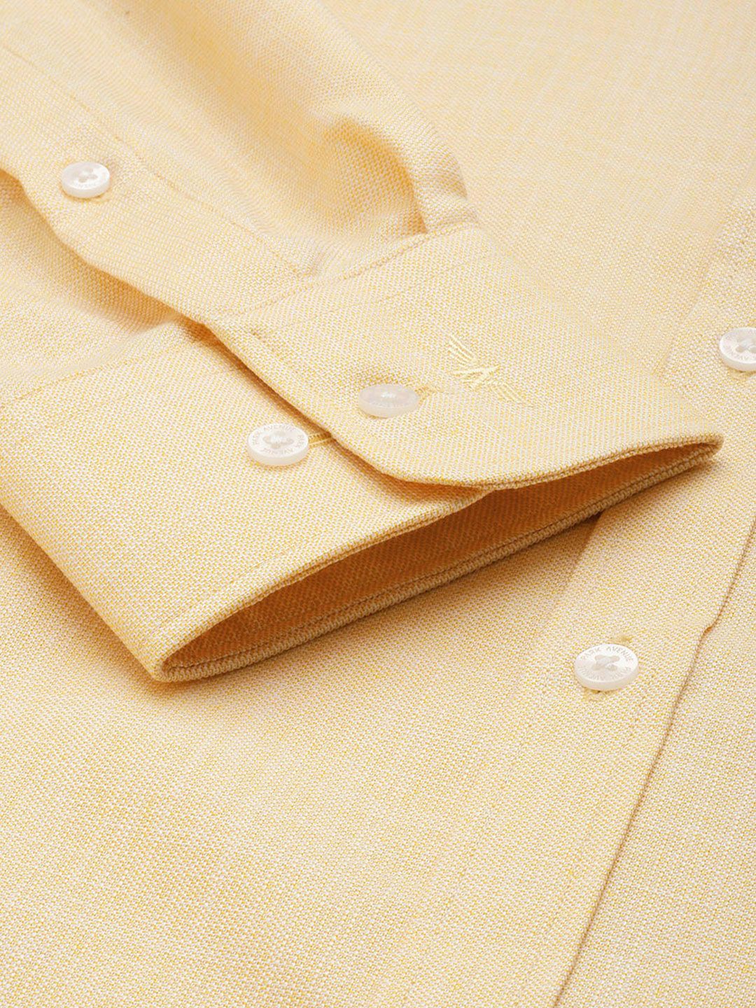 Park Avenue Self Design Slim Fit Textured Formal Shirt