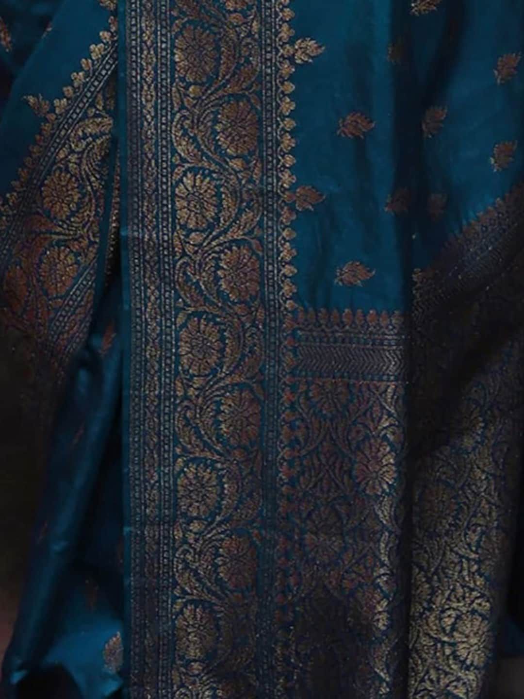KALINI Woven Design Zari Banarasi Saree