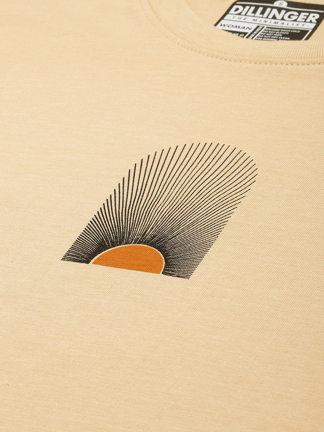 DILLINGER Graphic Printed Oversized Pure Cotton T-Shirt