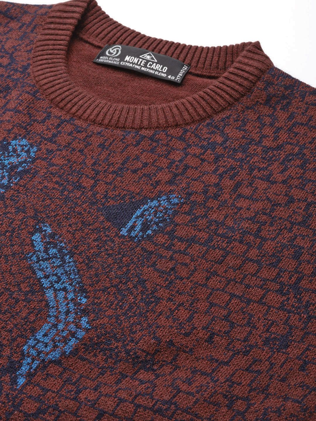 Monte Carlo Self Design Woollen Pullover
