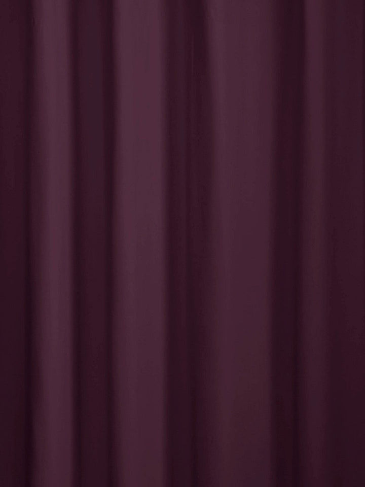 Story@home Purple Single Black Out Long Door Curtain