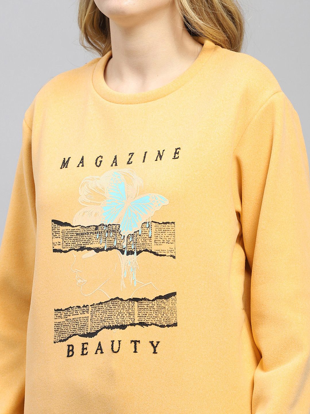 Monte Carlo Women Printed Sweatshirt
