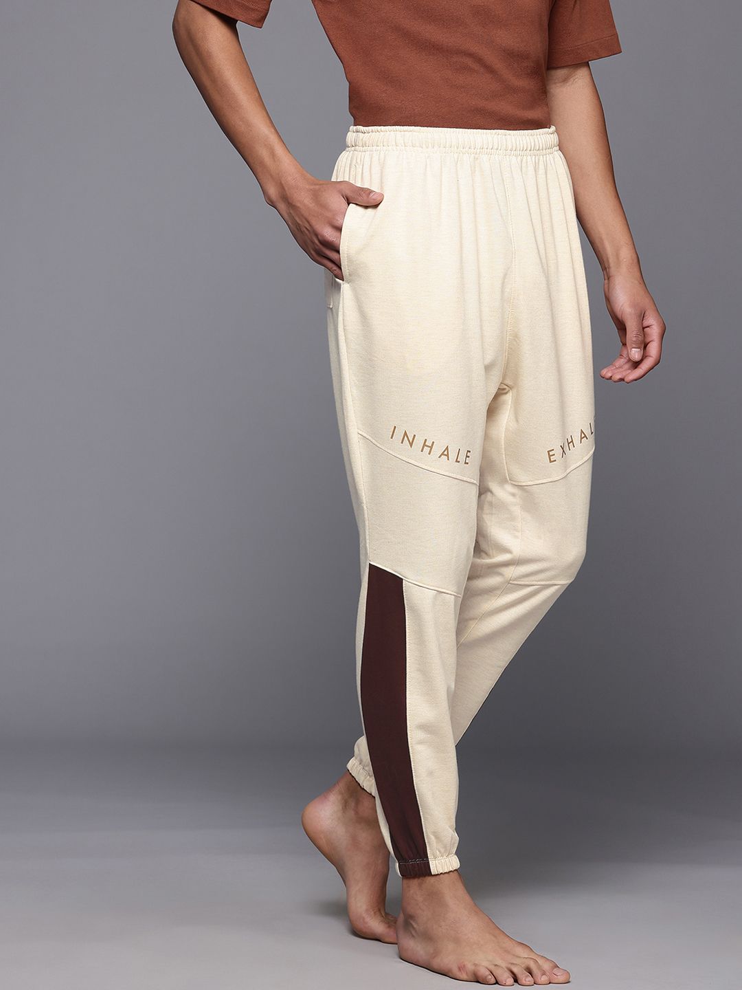 HRX by Hrithik Roshan Men Typography Print Yoga Joggers