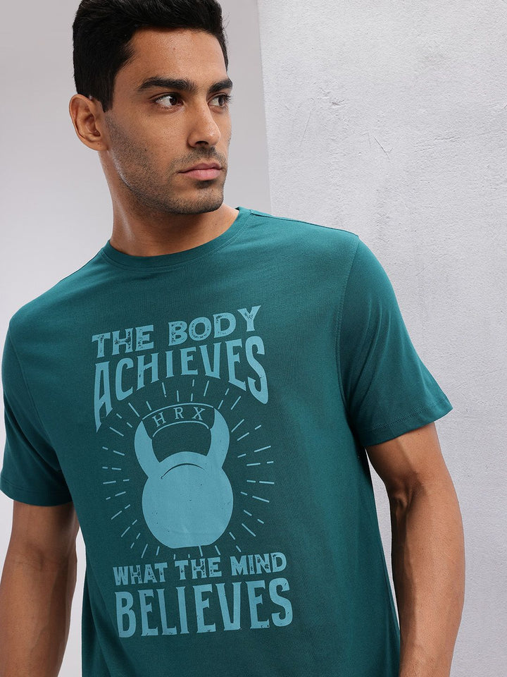 HRX by Hrithik Roshan Typography Printed Lifestyle T-shirt