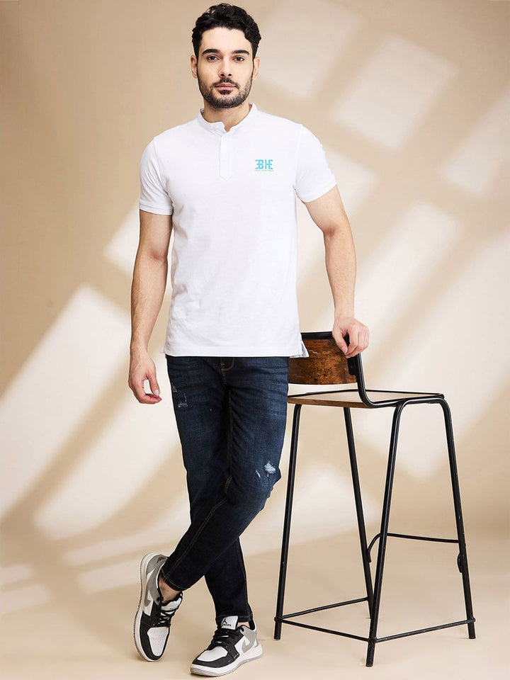 Being Human Men Low Distress Light Fade Jeans