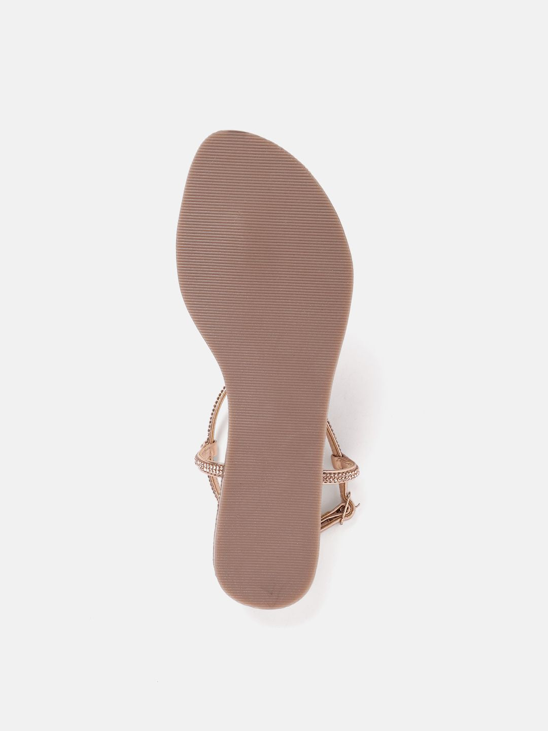 Lino Perros Embellished Party T-Strap Flats