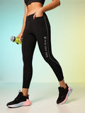 HRX by Hrithik Roshan Women Rapid-Dry Running Tights with Minimal Print