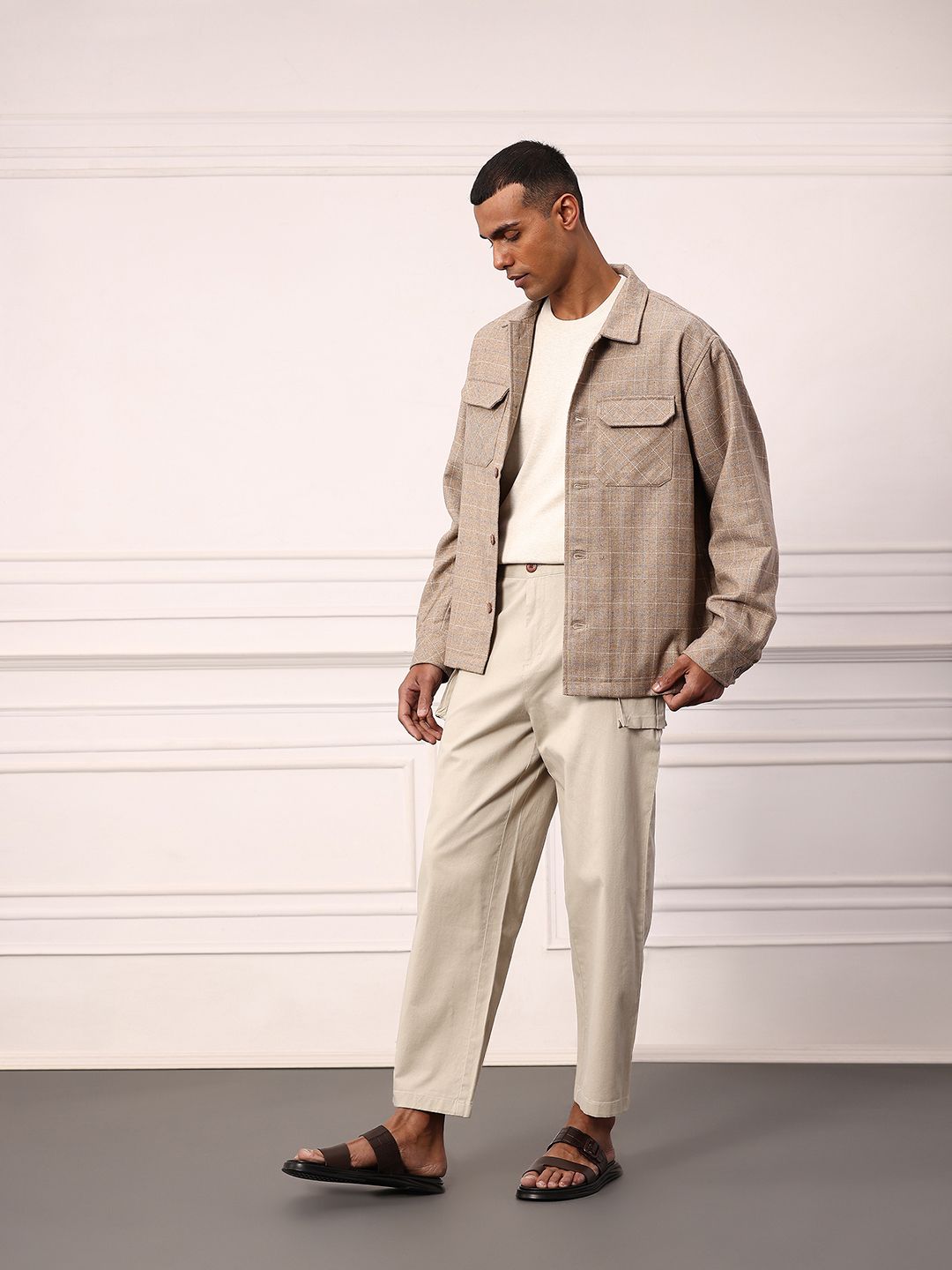 Mr Bowerbird Men Cargo-Style Trousers