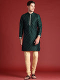 Anouk Men Ethnic Motifs Printed Regular Kurta with Churidar