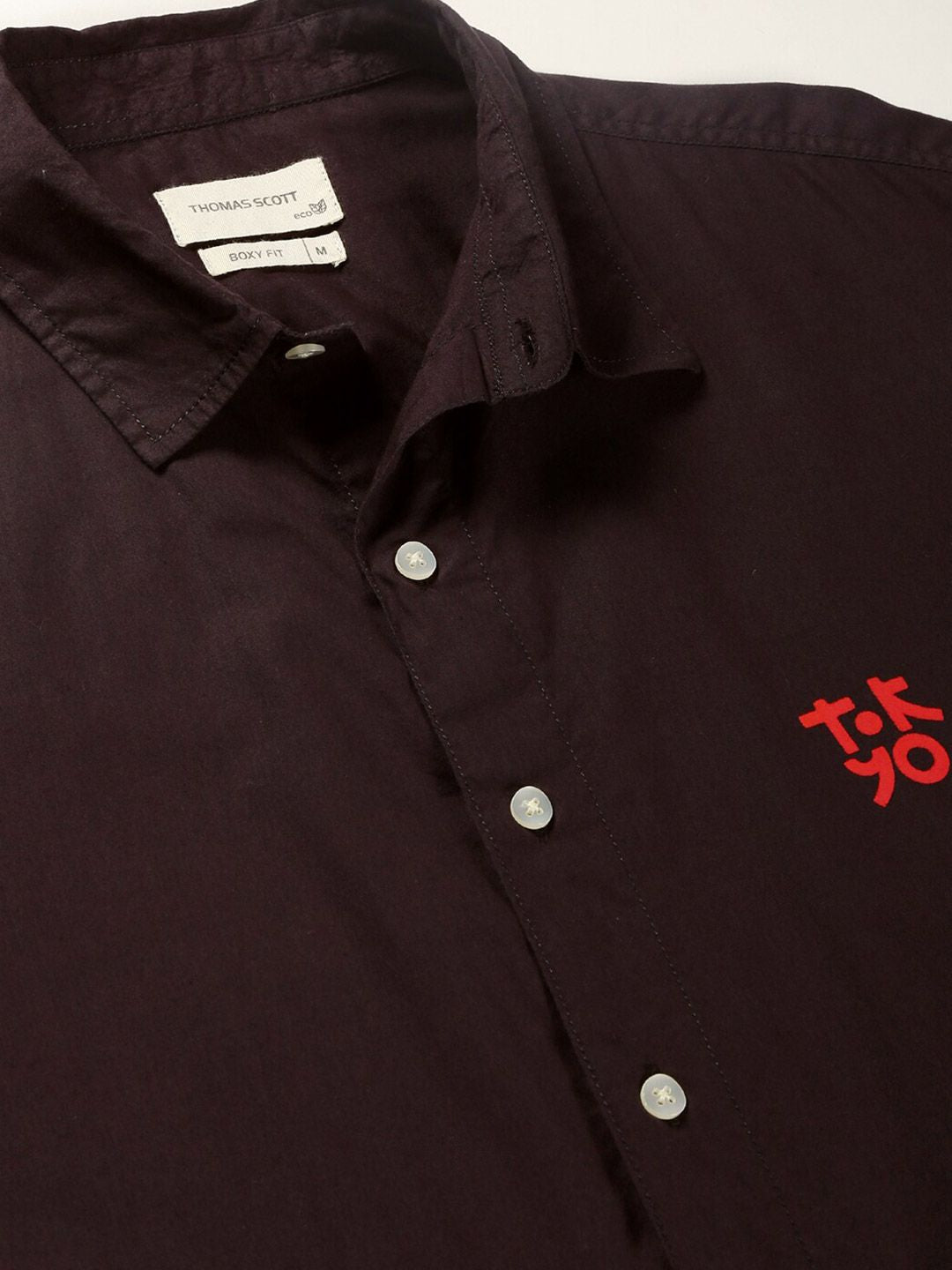 Thomas Scott Classic Boxy Short Sleeves Pure Cotton Casual Shirt