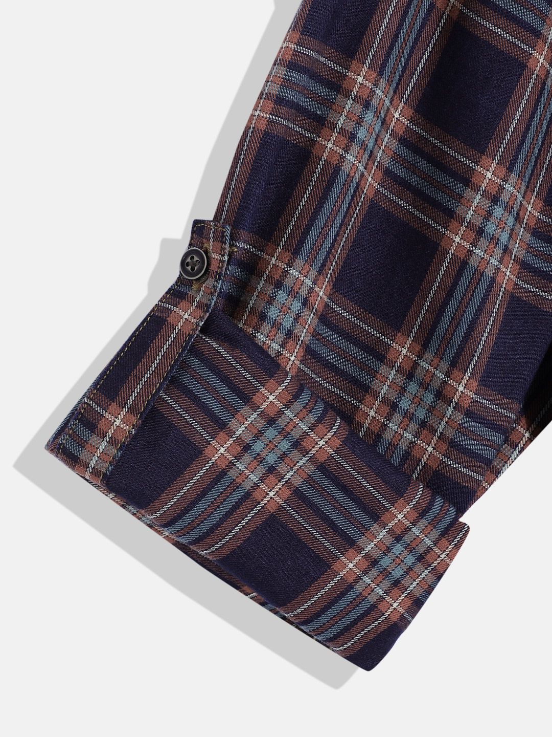 Monte Carlo Boys Tartan Opaque Checked Casual Smart Fit Shirt