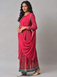 W Ethnic Motifs Maxi Dress