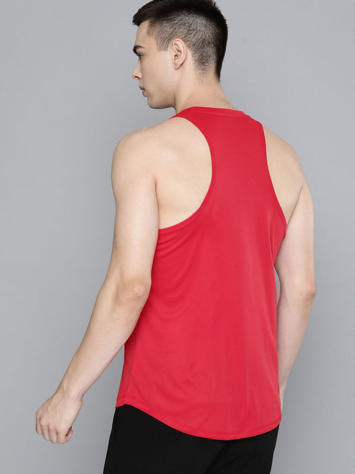HRX by Hrithik Roshan Brand Logo Print Rapid-Dry Sleeveless Training T-shirt