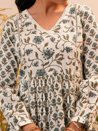 Libas Ethnic Motifs Print Cotton A-Line Dress