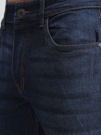 HIGHLANDER Men Blue Slim Fit Mid-Rise Clean Look Stretchable Jeans