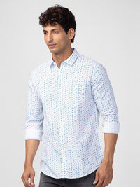 SPYKAR Men Cotton Slim Fit Floral Printed Casual Shirt