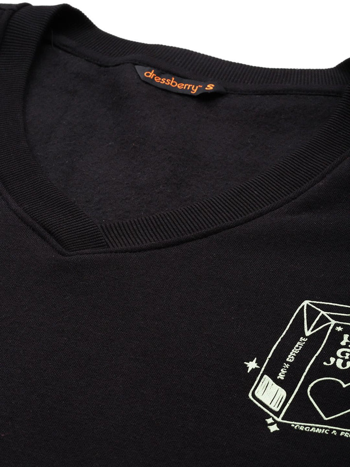 DressBerry Women Solid Sweatshirt