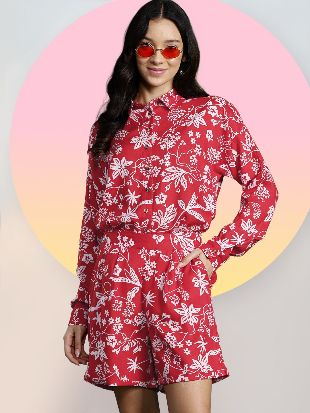 DressBerry Floral Printed Co-Ords