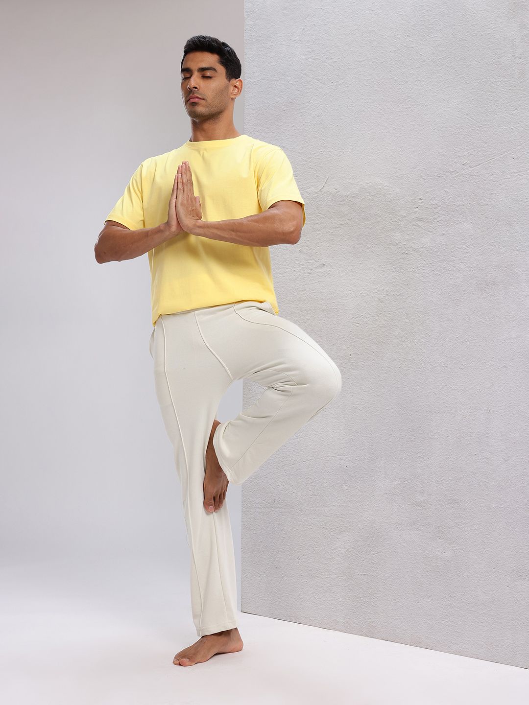 HRX by Hrithik Roshan Printed Pure Cotton Yoga T-shirt