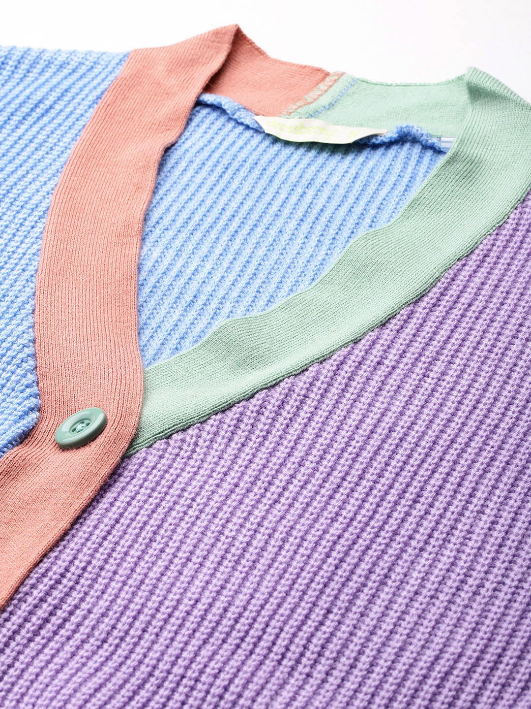 DressBerry Colourblocked Cardigan