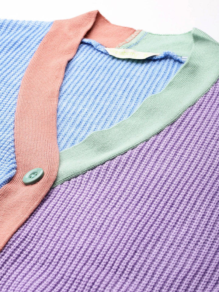 DressBerry Colourblocked Cardigan