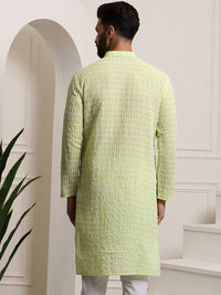 SOJANYA Ethnic Motifs Embroidered Thread Work Pure Cotton Regular Kurta