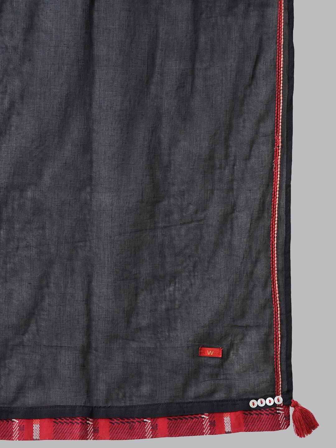 W Geometric Print Cotton Blend Kurta With Slim Pant & Dupatta