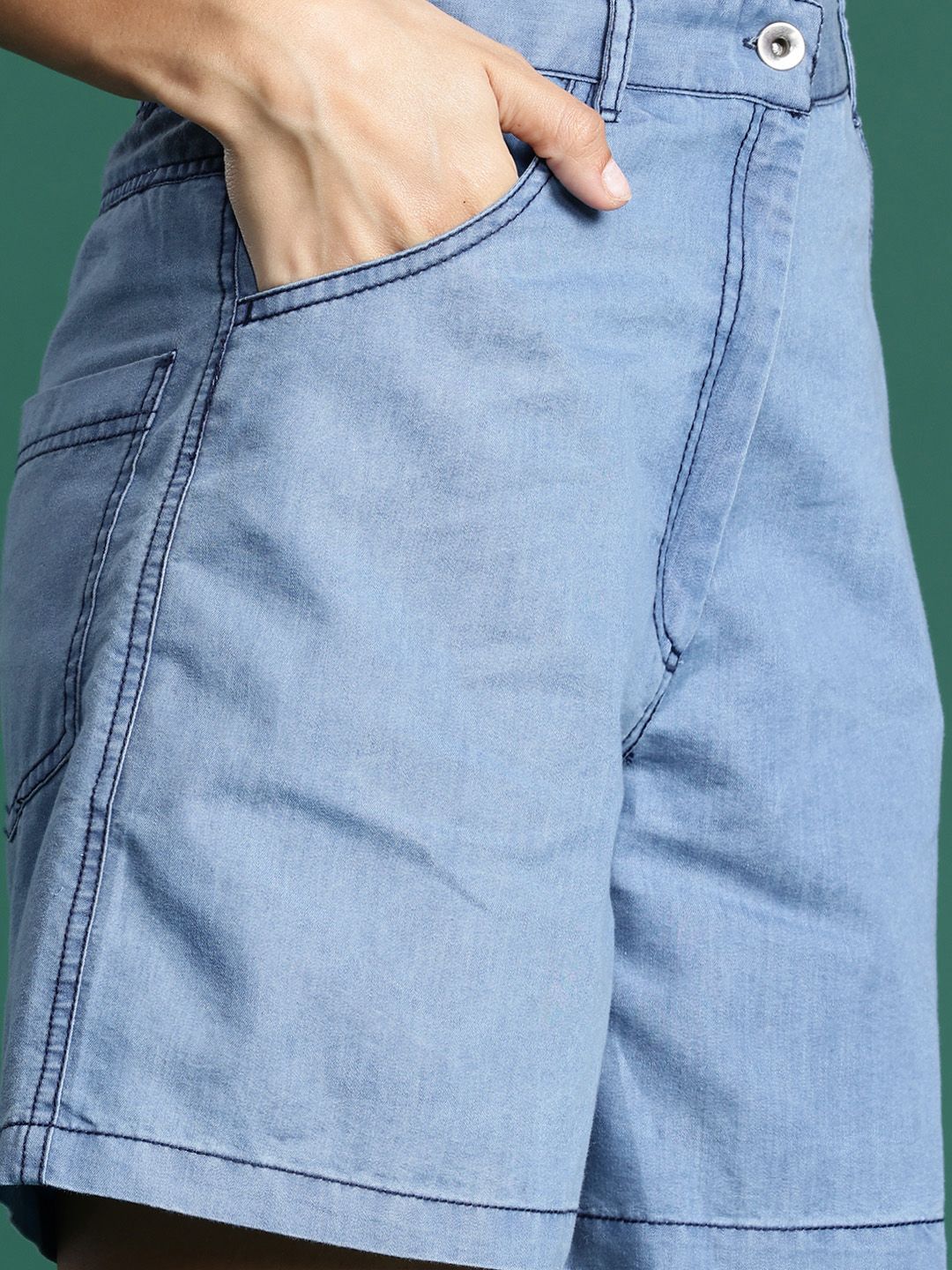 DressBerry Pocket Detail Chambray Co-Ords