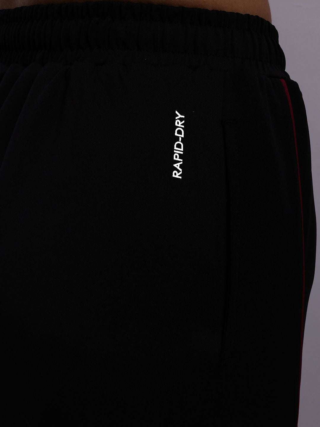 HRX by Hrithik Roshan Women Contrast Piping Rapid-Dry Training Track Pants