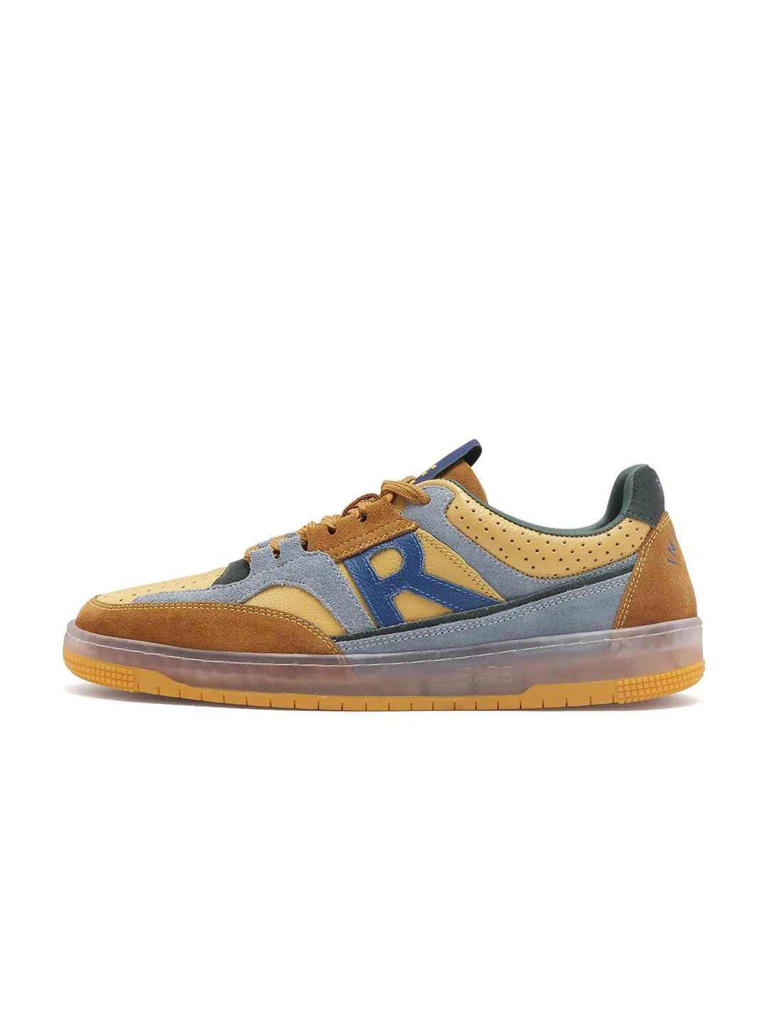 RARE RABBIT Men Perforations Suede Sneakers
