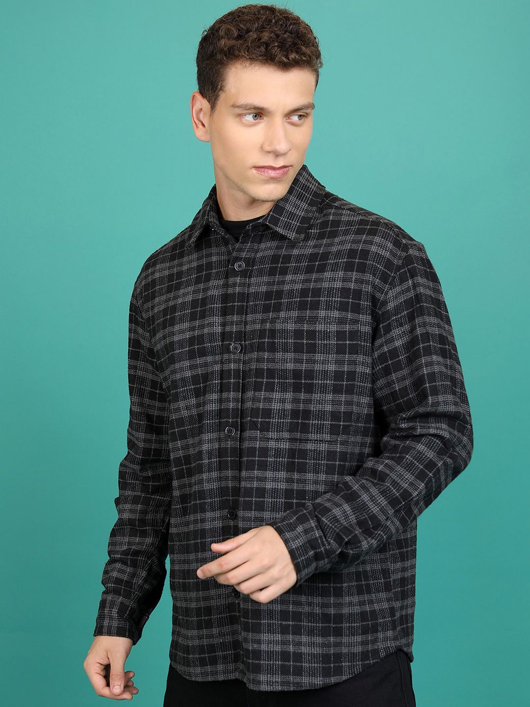 HIGHLANDER Tartan Checked Flannel Shirt