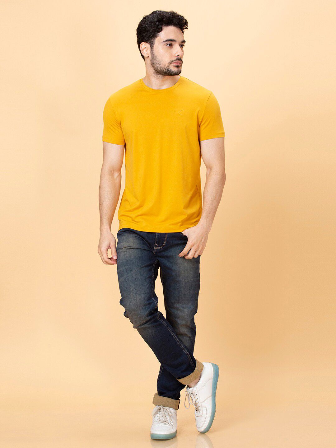 Being Human Round Neck Slim Fit T-shirt