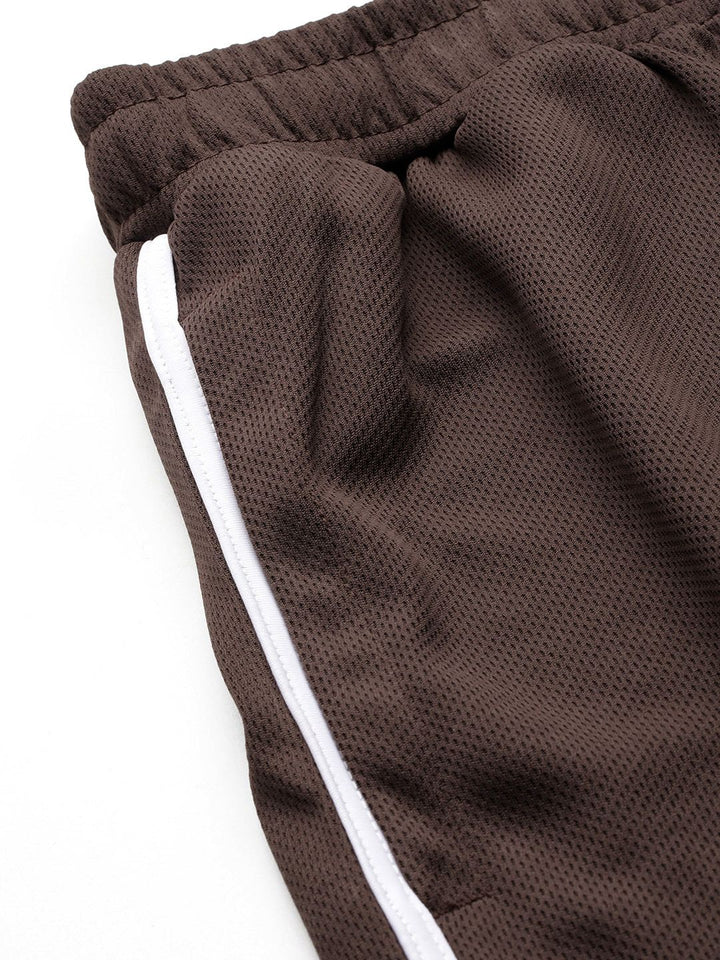 HRX by Hrithik Roshan Men Mid-Rise Brand Logo Print Detail Rapid-Dry Training Shorts