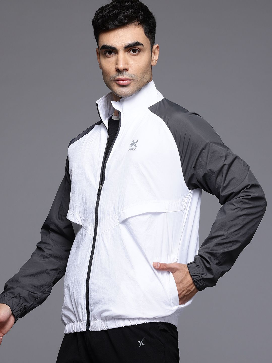 HRX by Hrithik Roshan Rapid-Dry Running Tailored Jacket
